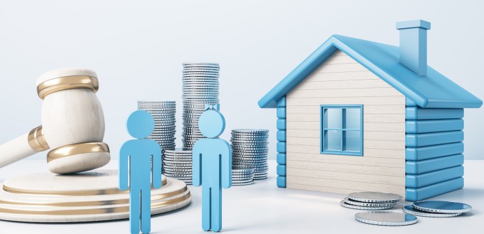 Personal property in divorce settlements